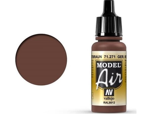 Vallejo Vallejo Model Air German Red Brown 71.271 uniwersalny