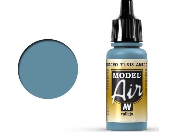 Vallejo 71.318, 17 ml, Blå, Matt, Flaska
