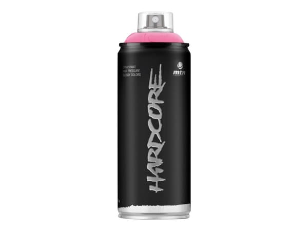 mtn Hardcore - Sprayfärg - synthetic - vit - ogenomskinlig - satin - 400 ml