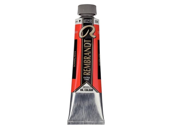 Rembrandt Oil Colour Tube Scarlet 334