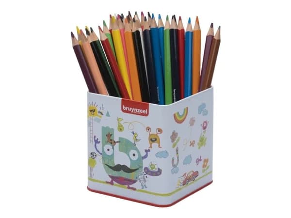 Bruynzeel Triple colour pencil tin | 48 colours