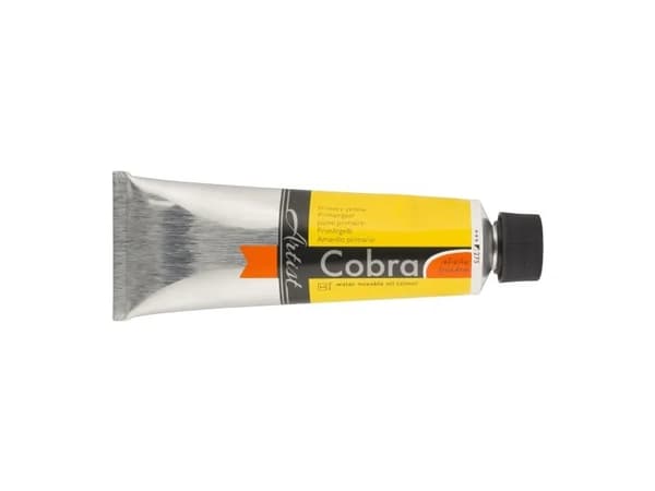 Cobra Artist Water-Mixable Oil Colour Tube Primary Yellow 275