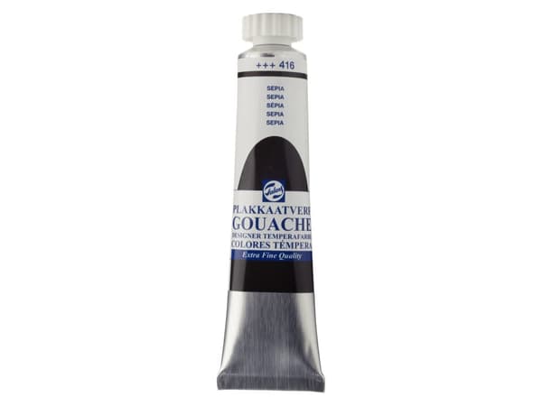 Talens Gouache Extra Fin Quality Tube 20 ml Sepia 416