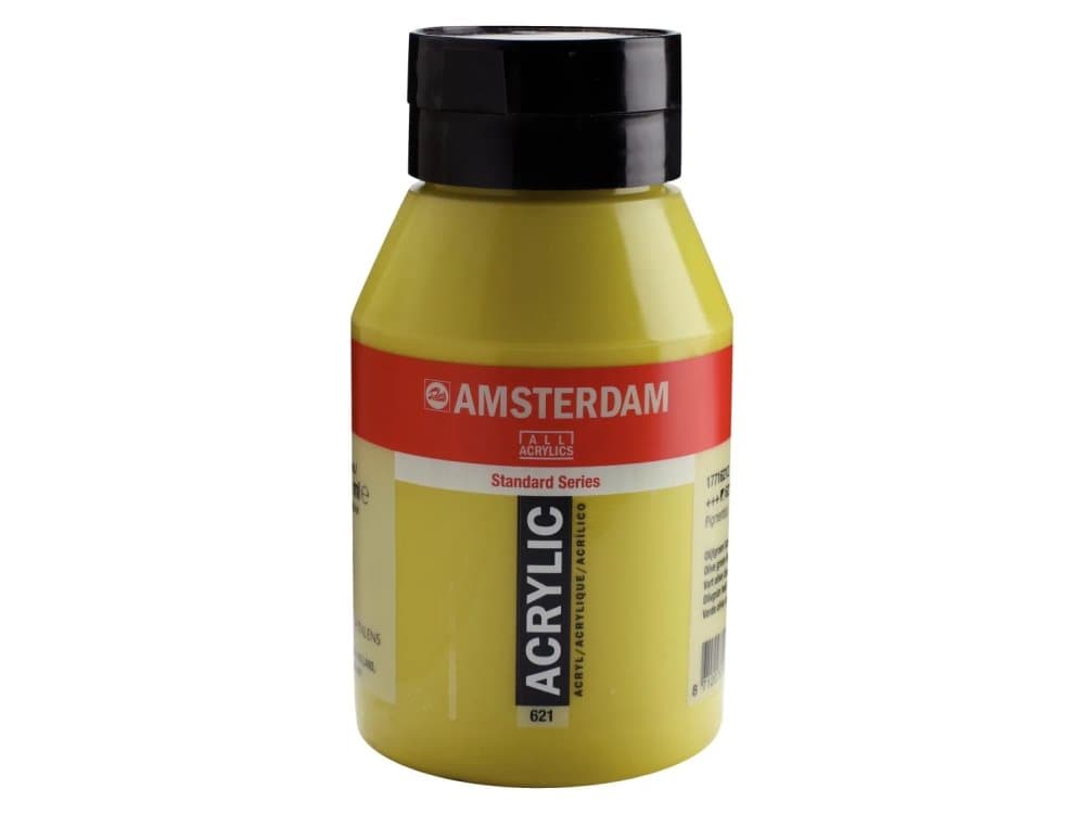 Amsterdam Standard Series Acrylic Jar 1000 ml Olive Green Light 621