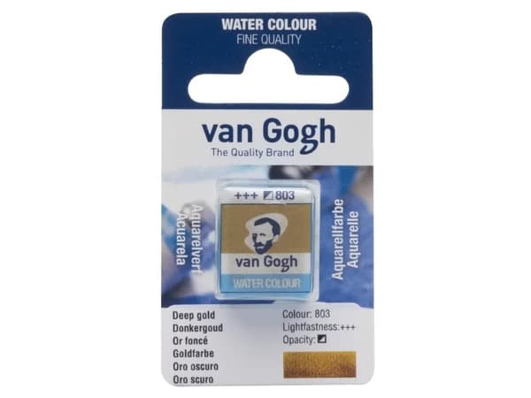 Van Gogh Watercolour Pan Deep Gold 803