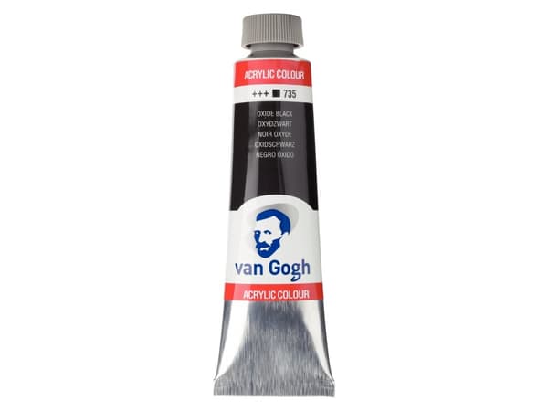 Van Gogh Acrylic Colour Tube Oxide Black 735