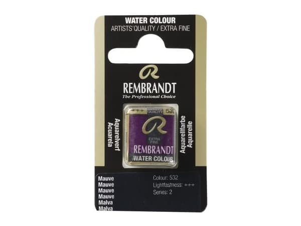 Rembrandt Watercolour Pan Mauve 532