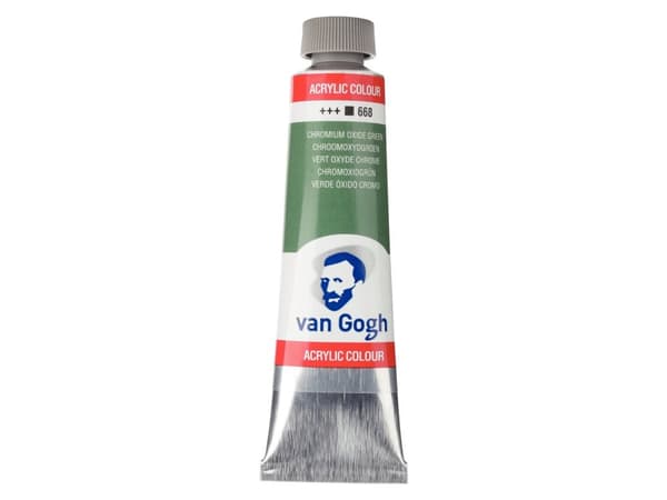 Van Gogh Acrylic Colour Tube Chromium Oxide Green 668