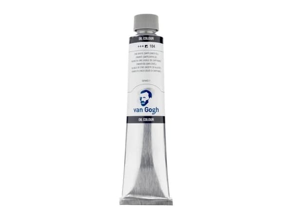 Van Gogh Oil Colour Tube Zinc White (Safflower Oil) 104