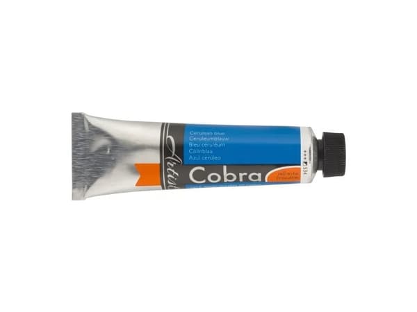 Cobra Artist Water-Mixable Oil Colour Tube Cerulean Blue 534