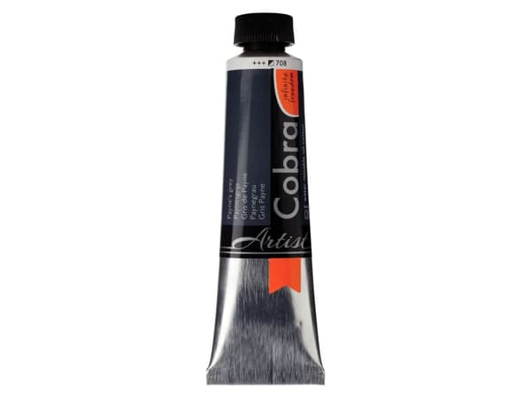 Cobra Artist Water-Mixable Oil Colour Tube Payne's Grey 708