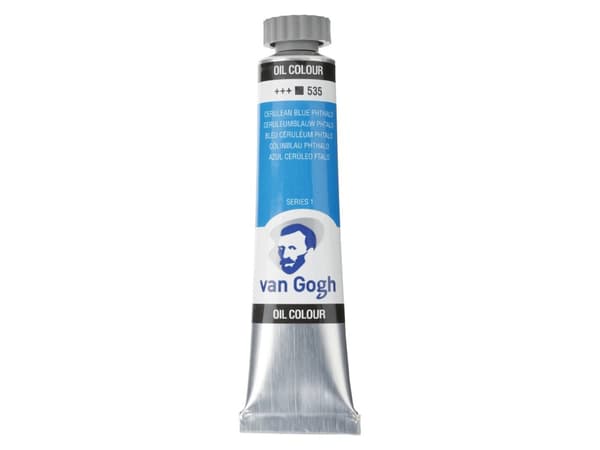 Van Gogh Oil Colour Tube Cerulean Blue (Phthalo) 535