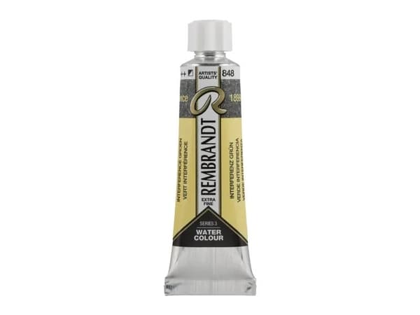 Rembrandt Watercolour Tube Interference Green 848
