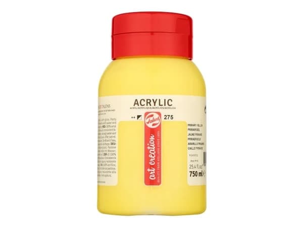 Talens Art Creation Acrylic Colour Jar Primary Yellow 275
