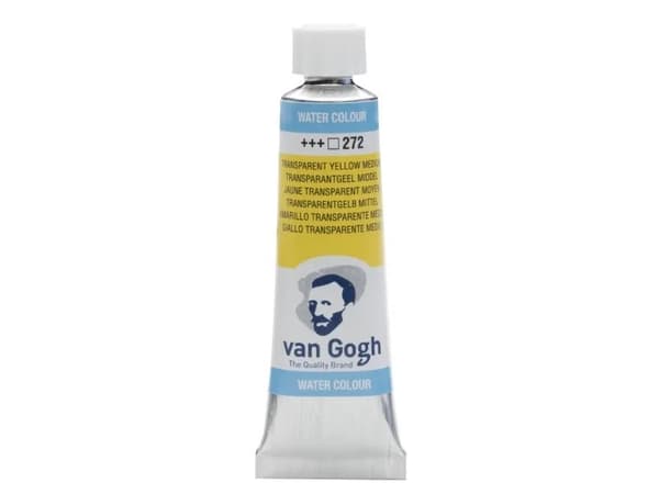 Van Gogh Watercolour Tube Transparent Yellow Medium 272