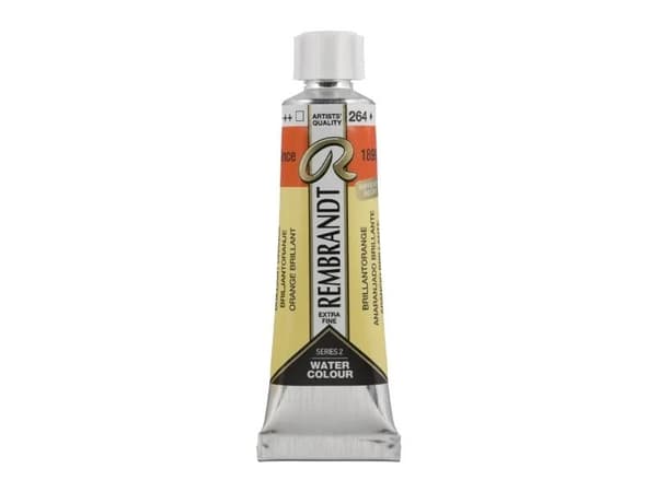Rembrandt Watercolour Tube Brilliant Orange 264