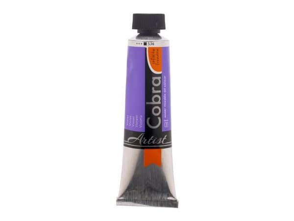 Cobra Artist Water-Mixable Oil Colour Tube Violet 536
