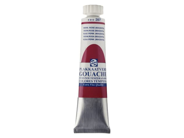 Talens Gouache Extra Fine Quality Tube Permanent Rose (Magenta) 397