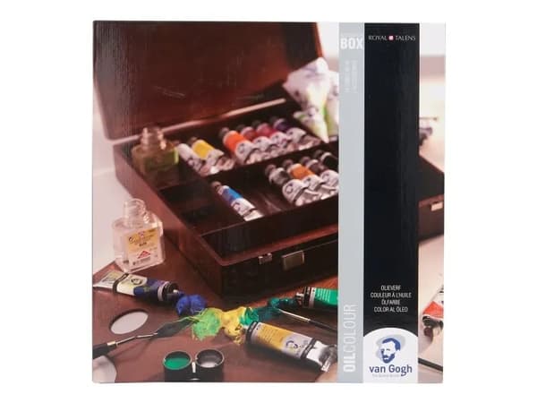 Van Gogh Oil colour wooden box Inspiration | 14 x + accessories