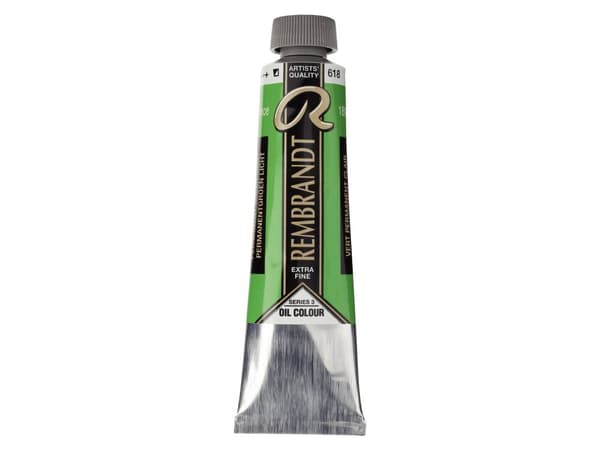 Rembrandt Oil Colour Tube Permanent Green Light 618