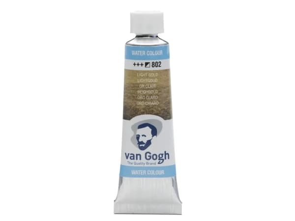Van Gogh Watercolour Tube Light Gold 802