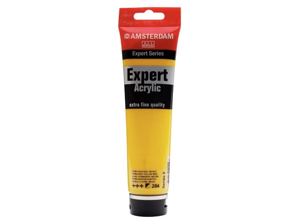 Amsterdam Expert Series Acrylic Tube Permanent Yellow Medium 284