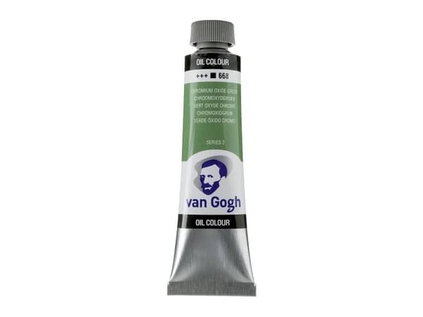 Van Gogh Oil Colour Tube Chromium Oxide Green 668