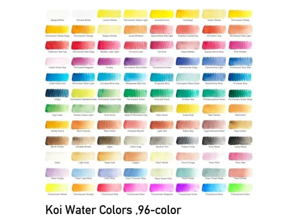 Sakura Koi Water Colors Studio Set | 96 half pans