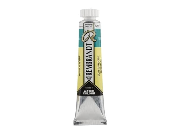 Rembrandt Watercolour Tube Turquoise Blue 522