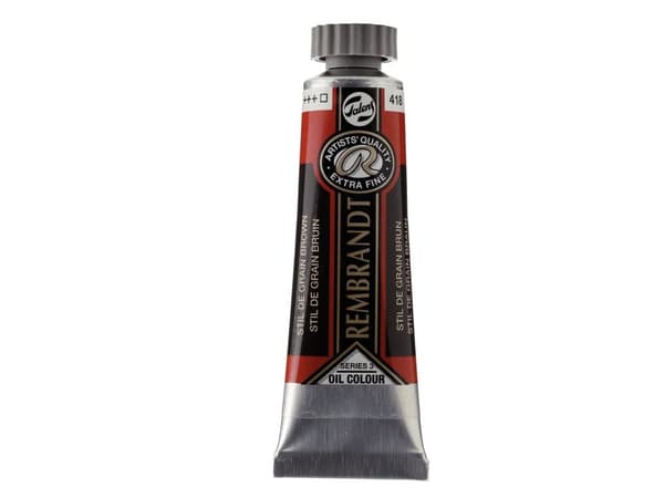 Rembrandt Oil Colour Tube Stil de Grain Brown 418