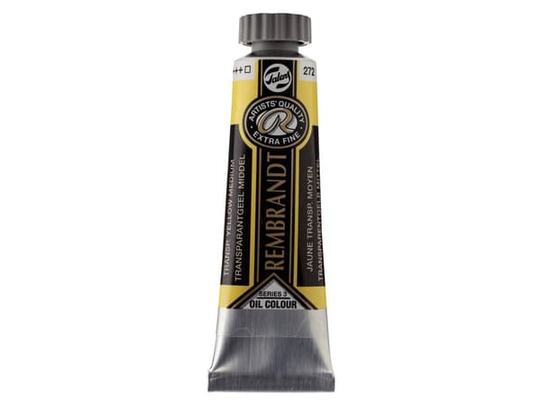 Rembrandt Oil Colour Tube Transparent Yellow Medium 272