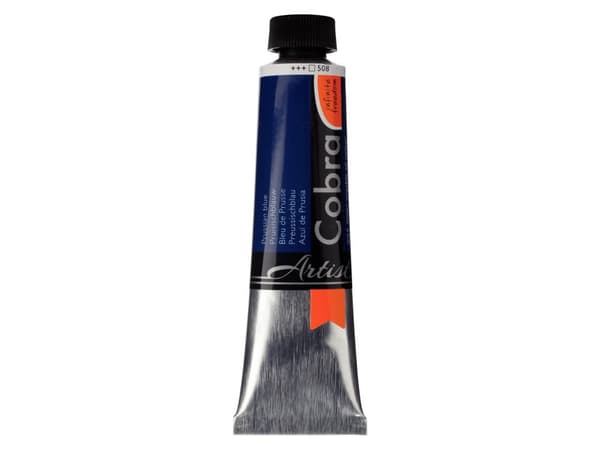 Cobra Artist Water-Mixable Oil Colour Tube Prussian Blue 508
