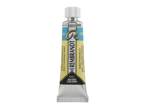 Rembrandt Watercolour Tube Cobalt Turquoise Blue 586
