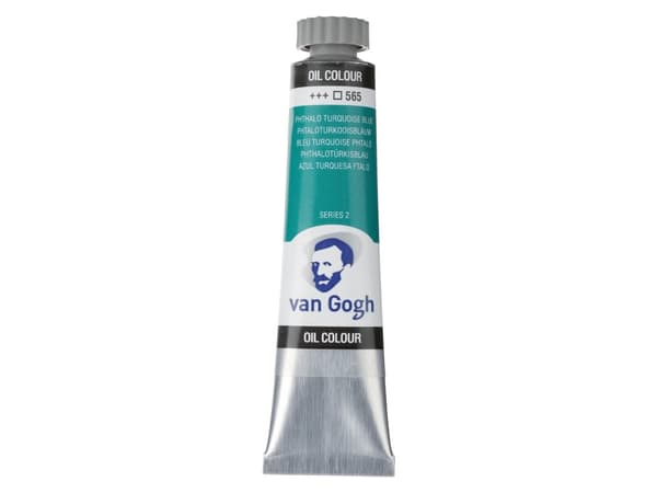 Van Gogh Oil Colour Tube Phthalo Turquoise Blue 565