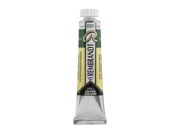Rembrandt Watercolour Tube Hooker Green Deep 645