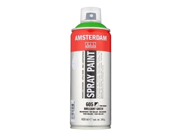 Amsterdam Spray Paint Brilliant Green 605