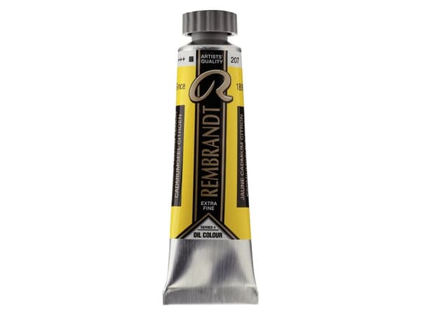 Rembrandt Oil Colour Tube Cadmium Yellow Lemon 207