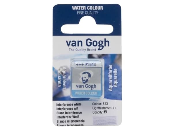 Van Gogh Watercolour Pan Interference White 843