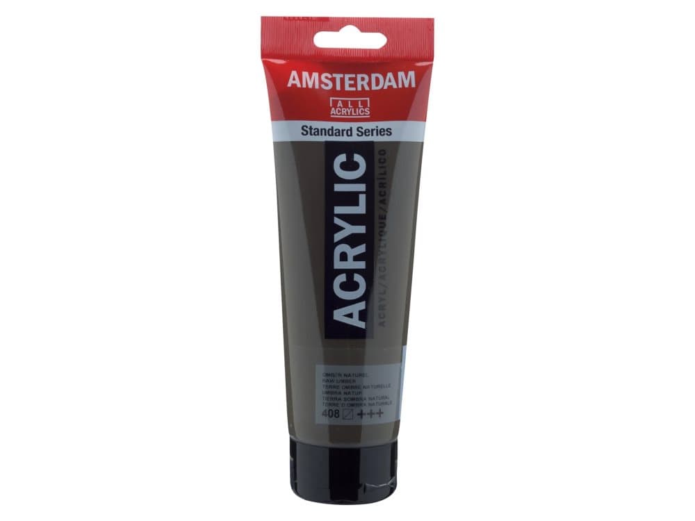 Amsterdam Standard Series Akrylrör 250 ml Raw Umber 408