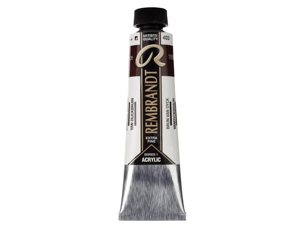 Rembrandt Acrylic Colour Tube Vandyke Brown 403