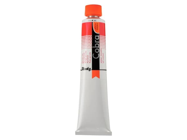 Cobra Study Water Mixable Oil Colour Tube Pyrrole Red 315
