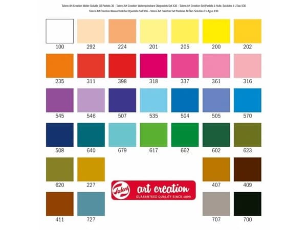 Talens Art Creation Water-soluble oil pastel set | 36 colours