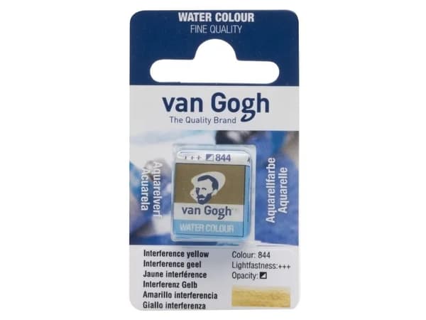 Van Gogh Watercolour Pan Interference Yellow 844