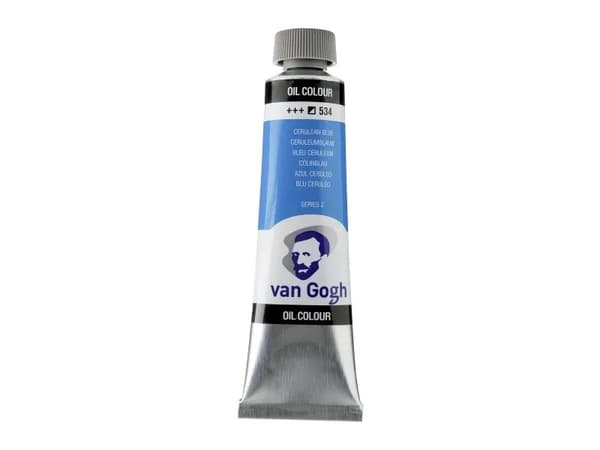 Van Gogh Oil Colour Tube Cerulean Blue 534