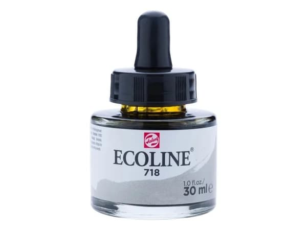 Ecoline Liquid Watercolour Bottle Warm Grey 718