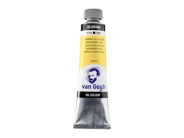 Van Gogh Oil Colour Tube Cadmium Yellow Light 208