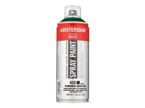 Amsterdam Spray Paint Permanent Green Deep 619