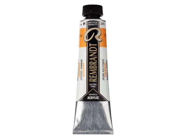 Rembrandt Acrylic Colour Tube Azo Yellow Deep 270