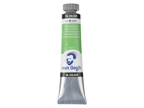 Van Gogh Oil Colour Tube Permanent Green Medium 614