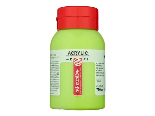 Talens Art Creation Acrylic Colour Jar Yellowish Green 617